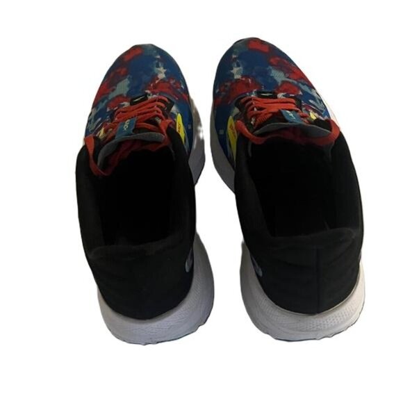 Brooks Launch 9 Women’s Multicolor Sneakers with Red and Blue, Width B, Size 9 - Picture 6 of 7